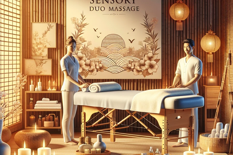Massage duo sensoriel